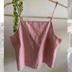 La Hearts Cropped Tank